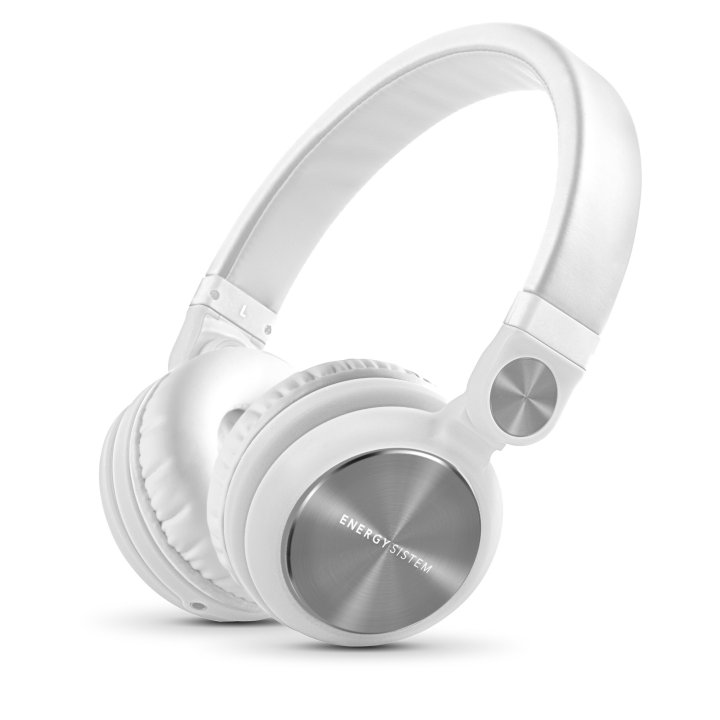 (km0) Headset Energy Sistem Dj2 White Con Microfono , Cable Extraible 3.5mm Control Talk, Driver 40mcash30