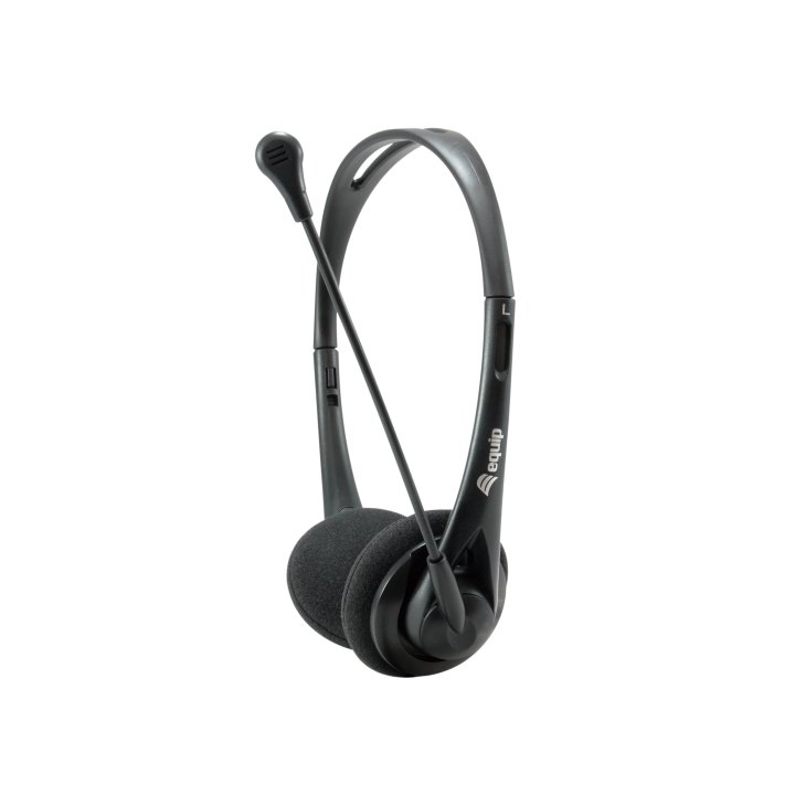 (km0) Headset Equip Life Conexion 1 O 2 Jack 3.5mm Microfono Flexible Ctrl Volumen Y Mute Cash30