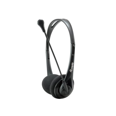 (km0) Headset Equip Life Conexion 1 O 2 Jack 3.5mm Microfono Flexible Ctrl Volumen Y Mute Cash30