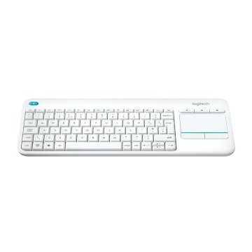 Teclado Logitech Wireless K400 White Plus Touch Pad Us Int'l P n 920-007146 2