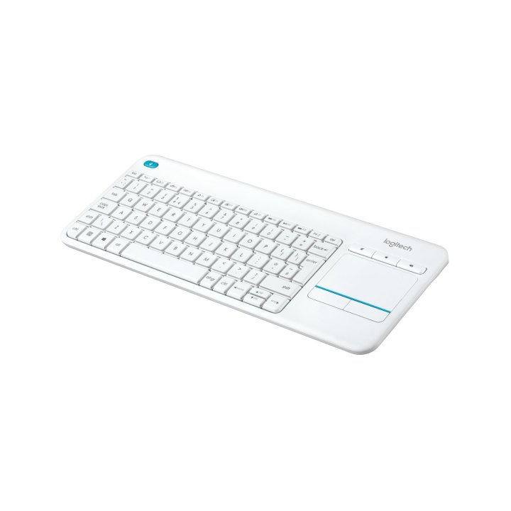 Teclado Logitech Wireless K400 White Plus Touch Pad Us Int'l P n 920-007146