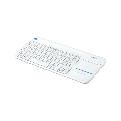 Teclado Logitech Wireless K400 White Plus Touch Pad Us Int'l P n 920-007146