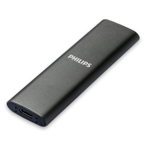 Disco M.2 Externo Philips 500gb Usb-c usb3.0 540mb Ultra Slim Gris