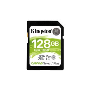 Memoria Sd Xc 128gb Clase 10 Kingston Canvas Select Plus 100mb s Sds2 128gb