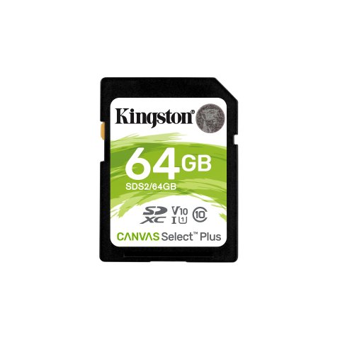 Memoria Sd Xc 64gb Clase 10 Kingston Canvas Select Plus 100mb s Sds2 64gb