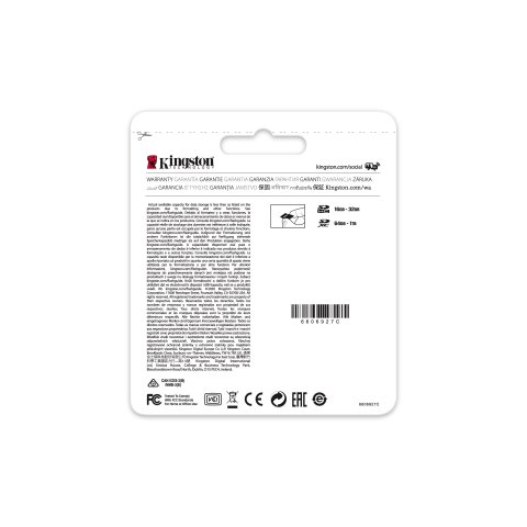 Memoria Sd Xc 64gb Clase 10 Kingston Canvas Select Plus 100mb s Sds2 64gb