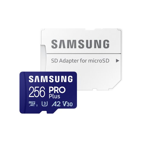 Memoria Sd Micro 256gb Samsung Sdxc Pro Plus Clase V30 Con Adaptador A Sd Mb-md256sa eu