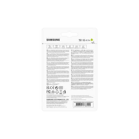 Memoria Sd Micro 256gb Samsung Sdxc Pro Plus Clase V30 Con Adaptador A Sd Mb-md256sa eu