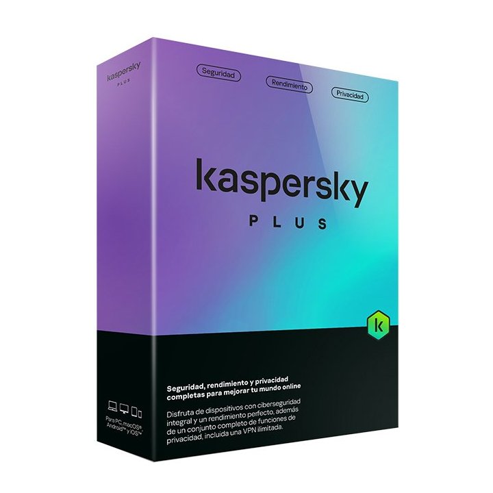 Kaspersky Antivirus Plus 3 Dispositivos 1 Año Box