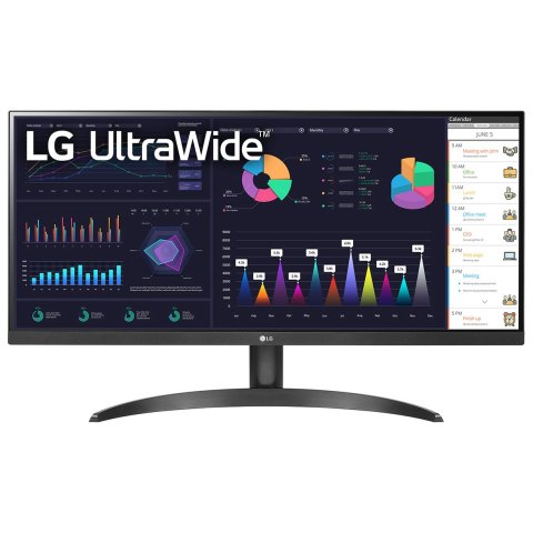 Monitor 29" Hdmi Lg 29wq60a-b Profesional Wfhd 21 9 2560x1080  100hz 5ms Ips 178º 178º Color Negro