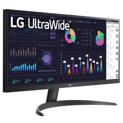Monitor 29" Hdmi Lg 29wq60a-b Profesional Wfhd 21 9 2560x1080  100hz 5ms Ips 178º 178º Color Negro