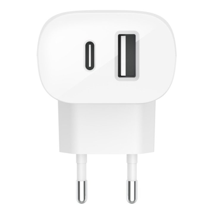 Cargador De Pared Belkin Wcb007vfwh Boost Charge Usb-c + Usb Pps 37w