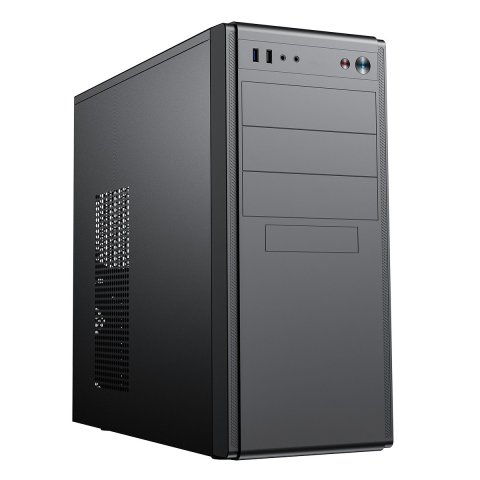 (km0) Caja Atx Semitorre Unykach Atx Uk 8016 Evo 85% Color Negro Con Fuente Eficiente 85% De 300w Cash30