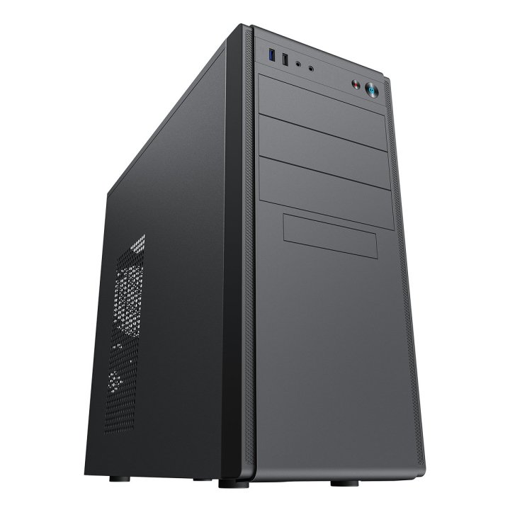 (km0) Caja Atx Semitorre Unykach Atx Uk 8016 Evo 85% Color Negro Con Fuente Eficiente 85% De 300w Cash30
