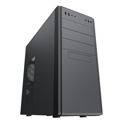 (km0) Caja Atx Semitorre Unykach Atx Uk 8016 Evo 85% Color Negro Con Fuente Eficiente 85% De 300w Cash30