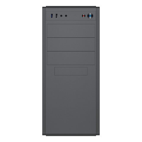 (km0) Caja Atx Semitorre Unykach Atx Uk 8016 Evo 85% Color Negro Con Fuente Eficiente 85% De 300w Cash30