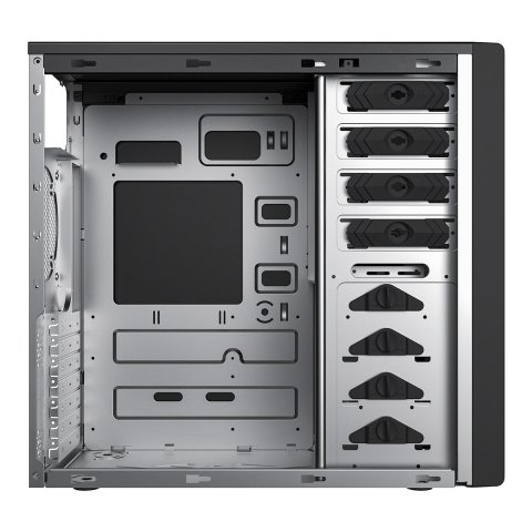 (km0) Caja Atx Semitorre Unykach Atx Uk 8016 Evo 85% Color Negro Con Fuente Eficiente 85% De 300w Cash30