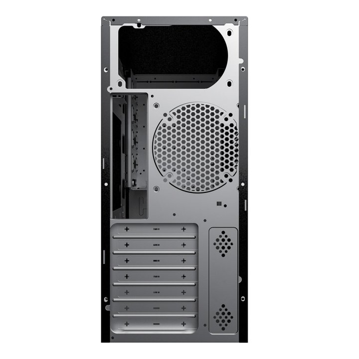 (km0) Caja Atx Semitorre Unykach Atx Uk 8016 Evo 85% Color Negro Con Fuente Eficiente 85% De 300w Cash30