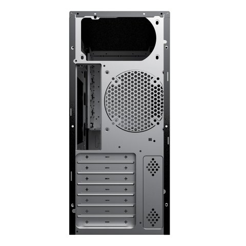 (km0) Caja Atx Semitorre Unykach Atx Uk 8016 Evo 85% Color Negro Con Fuente Eficiente 85% De 300w Cash30