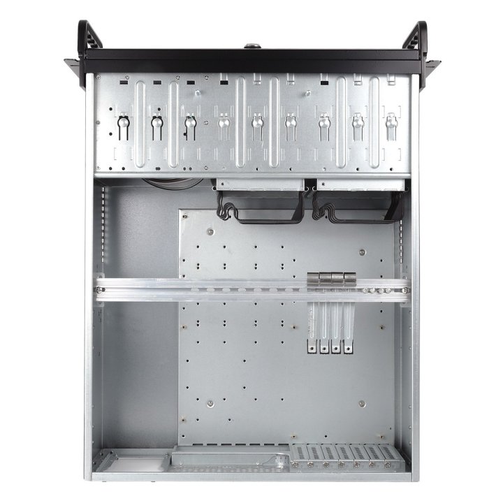 (km0) Caja Rack 19" 4u Unykach Uk4129 Frontal De Rejilla Con Llave Filtro Antipolvo Cash30