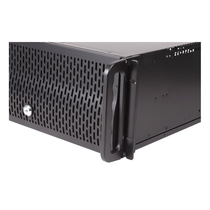 (km0) Caja Rack 19" 4u Unykach Uk4129 Frontal De Rejilla Con Llave Filtro Antipolvo Cash30