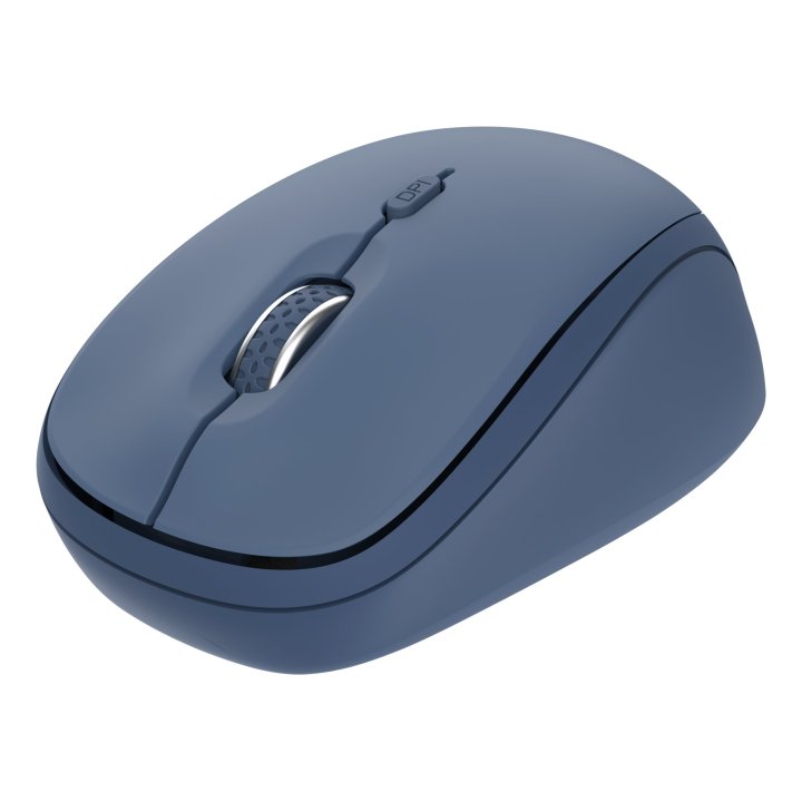 Mouse Trust Bluetooth Yvi+ Azul 1600dpi Ajustable 3 Botones