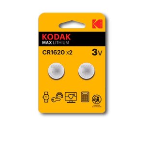 Pilas Cr1620 Kodak Boton Litio 3v Pack 2 Unidades...