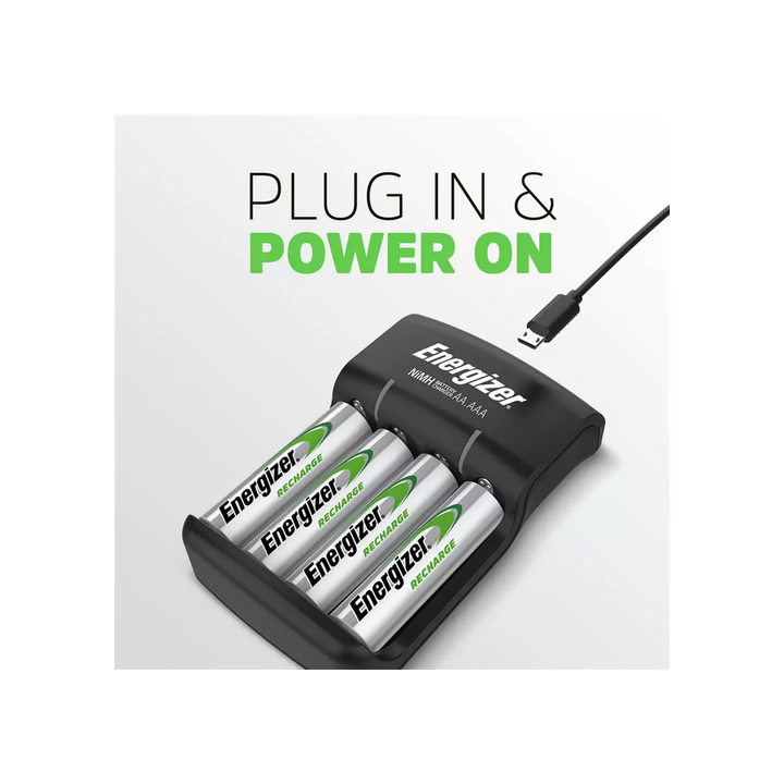 Cargador Pilas Recargable Energizer Power Plus...