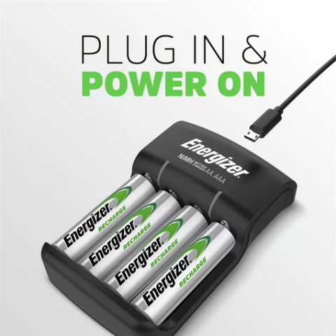 Cargador Pilas Recargable Energizer Power Plus...
