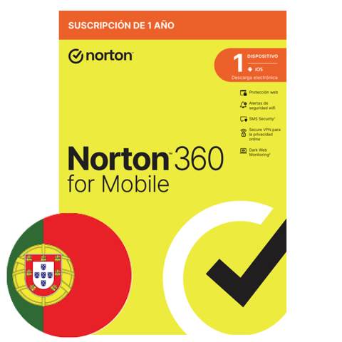 Norton 360 Mobile Portugues 1 User 1 Device...