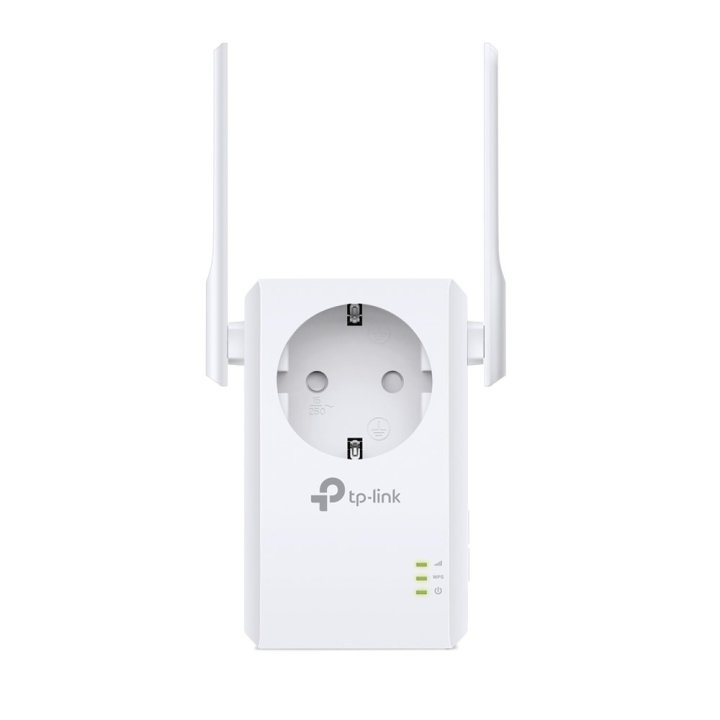 Range Extender Wifi Tp-link Wa860re De Pared 300mb Passthrough 1pto Lan Wps 2 Antenas Fijas