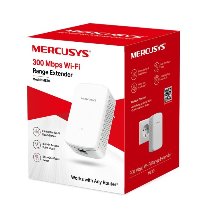 Repetidor Wifi Mercusys Me10 300mbps