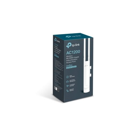 Punto De Acceso Wifi Dualband Tp-link Eap225-outdoor Exterior Ac1200 300mb En 2,4ghz Y 867mb En 5ghz 1xpto Giga Montaje En Te