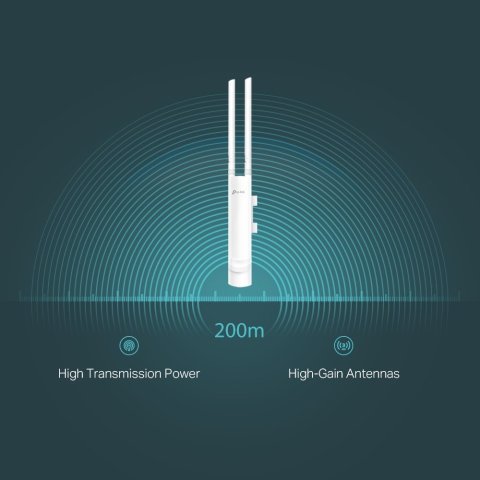 Punto De Acceso Wifi Tp-link Eap110 De Exterior...