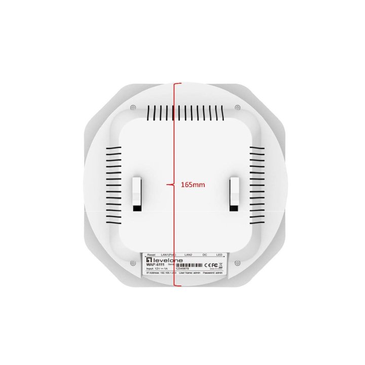 Punto De Acceso Interior Wifi Level One Wap-6111 300m Punto De Acceso Interior Poe Para Techo Level One Ref. Wap-6111