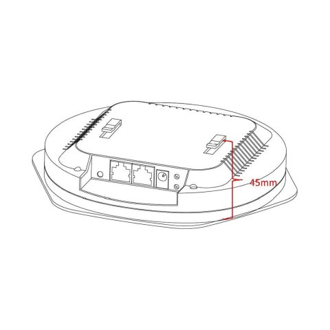 Punto De Acceso Interior Wifi Level One Wap-6111 300m Punto De Acceso Interior Poe Para Techo Level One Ref. Wap-6111