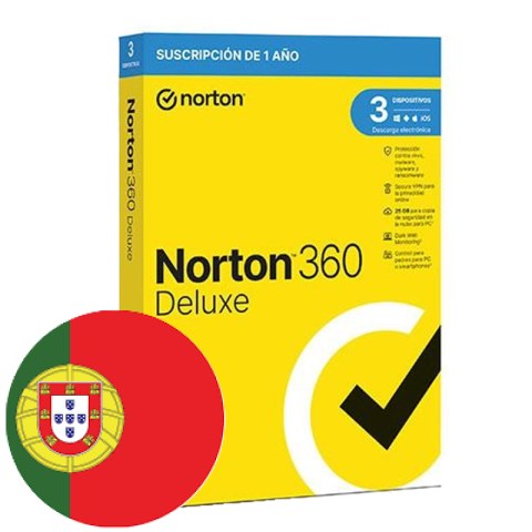 Norton 360 Deluxe 25gb 1 User 3 Device 1 Year Portugues Box