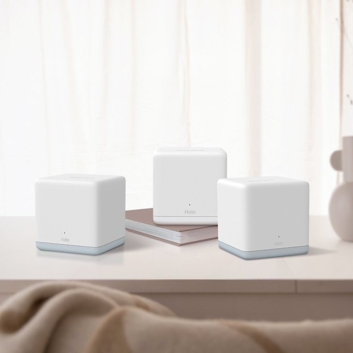 Punto De Acceso Interior Mesh Wifi 5 Mercusys Halo H32g (3-pack) Kit De Dos Ac1200 867mbps 5ghz