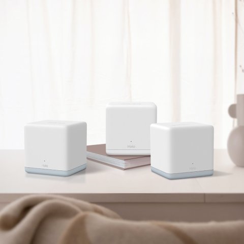 Punto De Acceso Interior Mesh Wifi 5 Mercusys Halo H32g (3-pack) Kit De Dos Ac1200 867mbps 5ghz