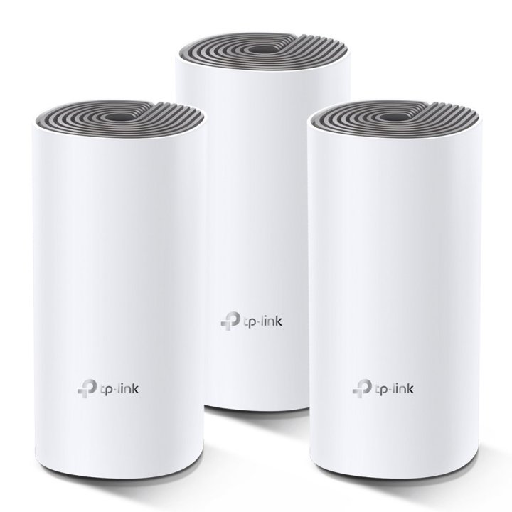 Punto De Acceso Interior Mesh Wifi 5 Tp-link Deco E4 Mesh Ac1200 3uds Cpu Qualcomm 2p Eth 2ant Internas Config Asistida