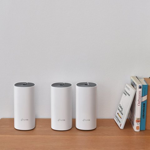 Punto De Acceso Interior Mesh Wifi 5 Tp-link Deco E4 Mesh Ac1200 3uds Cpu Qualcomm 2p Eth 2ant Internas Config Asistida