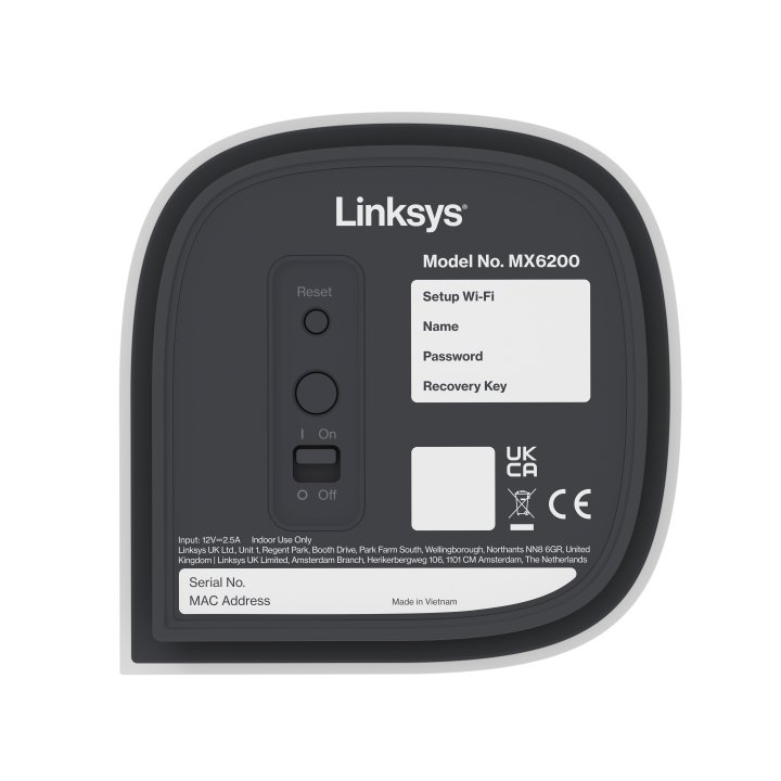 Punto De Acceso Interior Mesh Wifi 6 Linksys Mx6201-ke Velop Pro 6e Mx6200 Axe5400 1pk Tri-band
