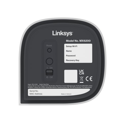 Punto De Acceso Interior Mesh Wifi 6 Linksys Mx6201-ke Velop Pro 6e Mx6200 Axe5400 1pk Tri-band
