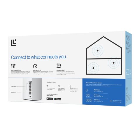 Punto De Acceso Interior Mesh Wifi 6 Linksys Mx2003-ke Mx3000 Ax3000 Dual Band 3 Gbps 160 Mhz 3-pack