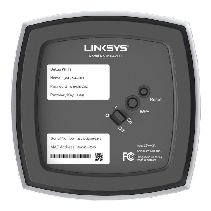 Punto De Acceso Interior Mesh Wifi 6 Linksys Mx12600-eu Mx12600 Ax4200 Tri Band 3-pack 4.2 Gbps 1,4 Ghz