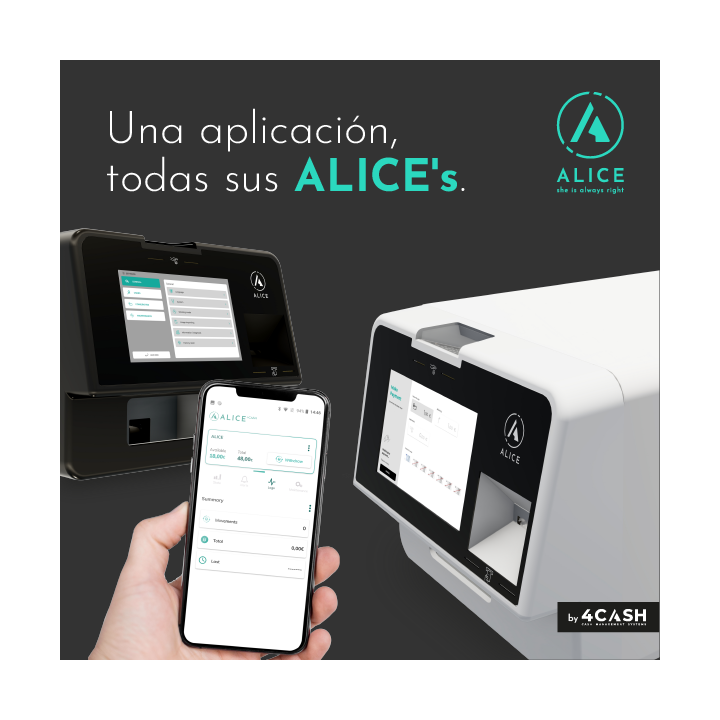 Maquina De Autocobro Alice Blanca 