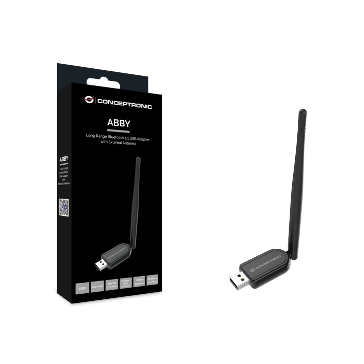 Adaptador Conceptronic Usb Bluetooth 5.1 Largo Alcance 100m Abby07b