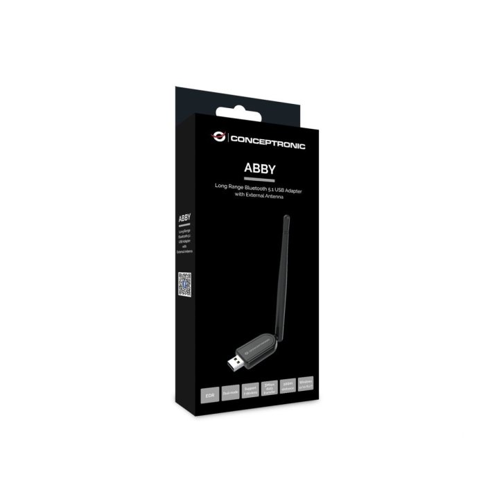 Adaptador Conceptronic Usb Bluetooth 5.1 Largo Alcance 100m Abby07b
