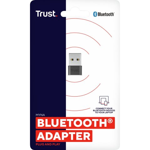 Adaptador Bluetooth Trust Myna Usb Bt 5 Con Alcance 10m 24603*