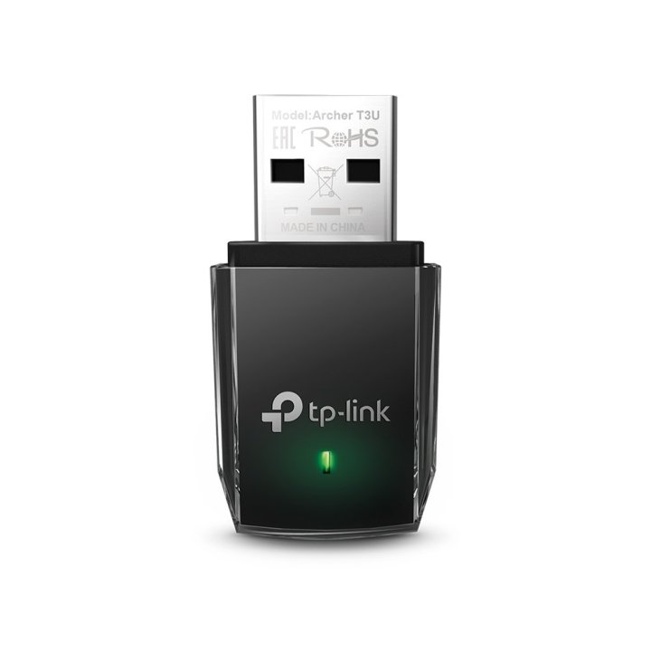 Usb Wifi Dualband Tp-link Archer T3u Tamaño Mini Ac1300 400mb En 2,4ghz Y 867mb En 5ghz Usb3.0